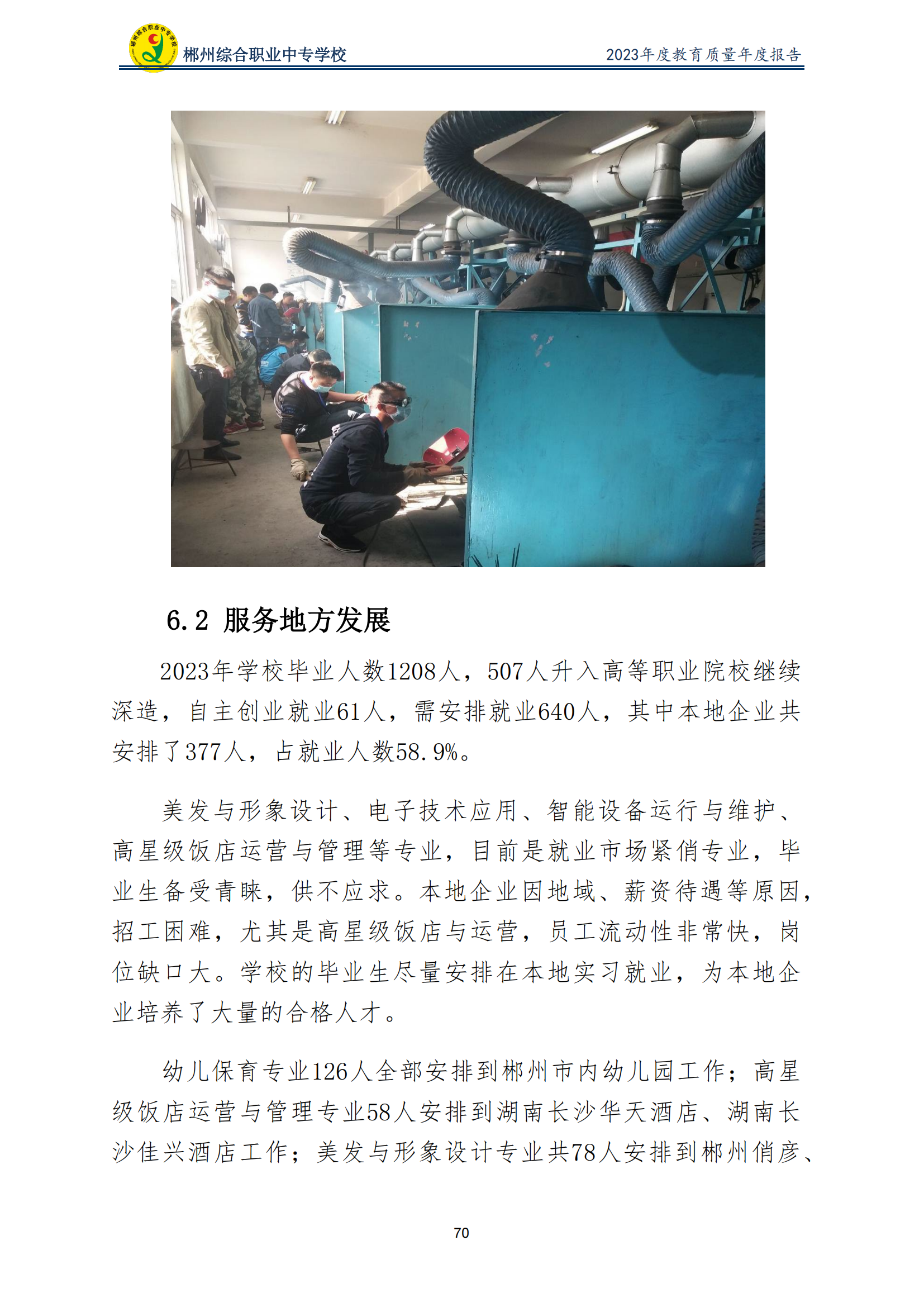 2023郴州综合职业中专学校教育质量年度报告（定稿）(2024.1.15)_75.png
